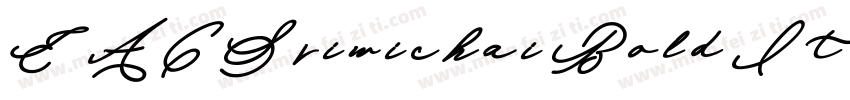 EACSriwichai Bold Italic字体转换